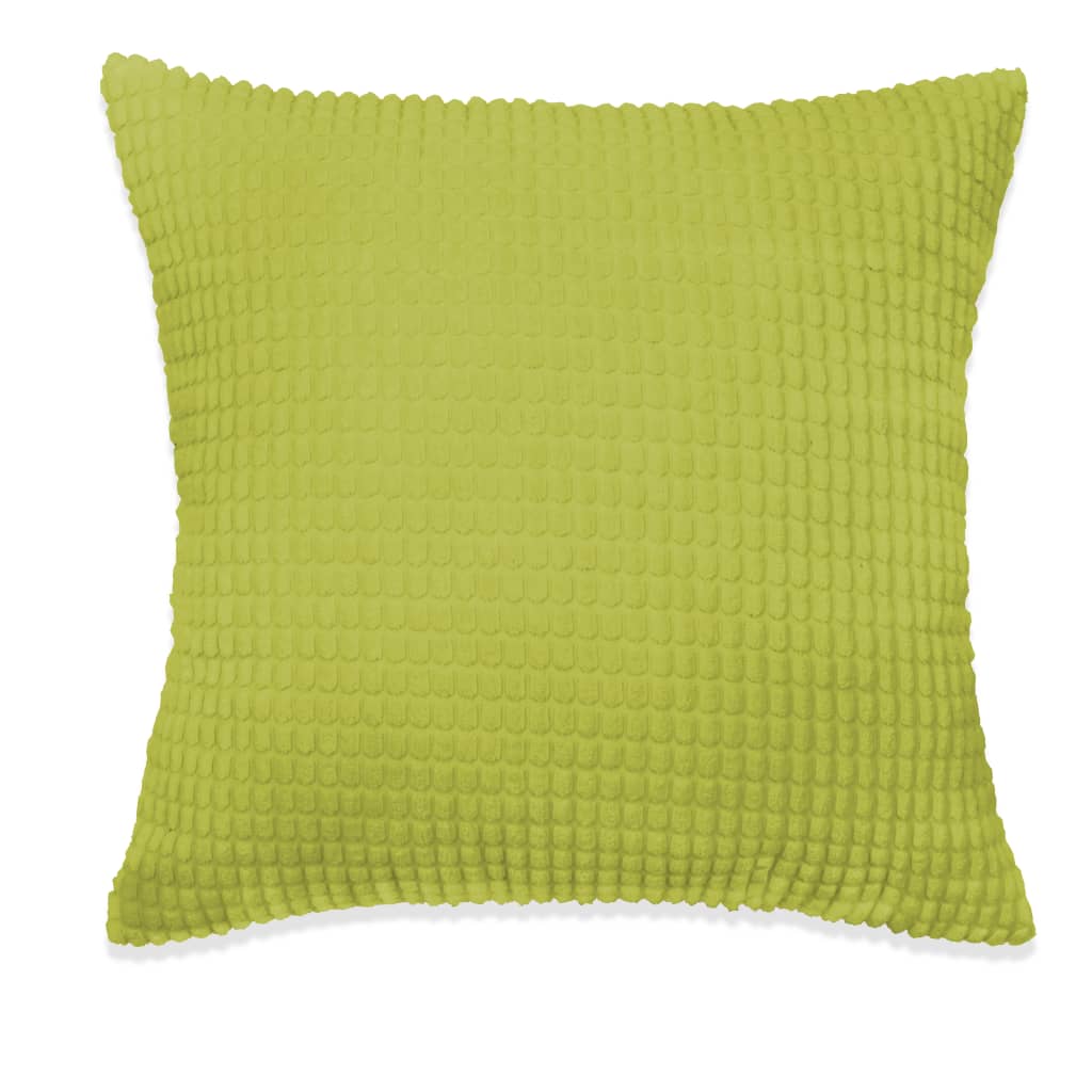 Vidaxl dekoracyjny zestaw poduszki 60x60 cm Velor Green 2-częściowy