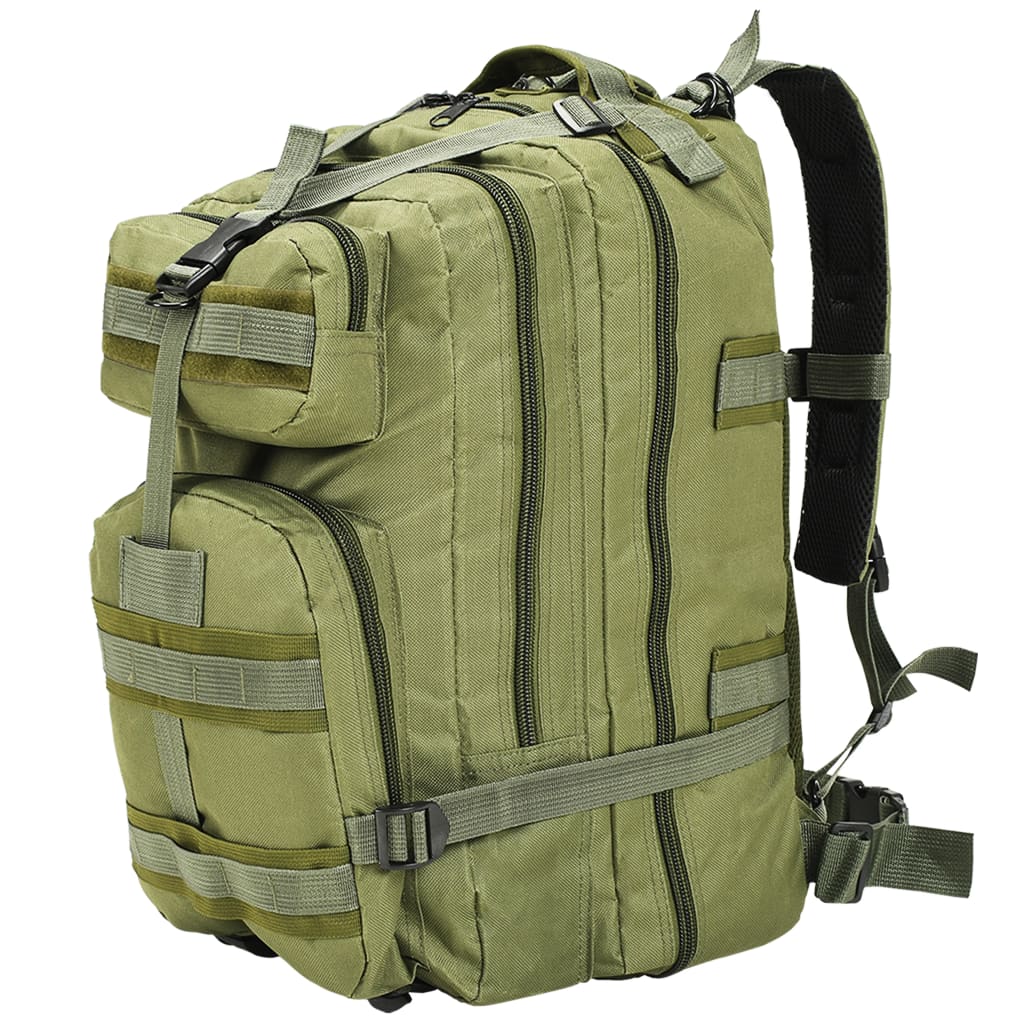 Vidaxl 91382 Mochila Ejército Estilo 50 L Olive Green