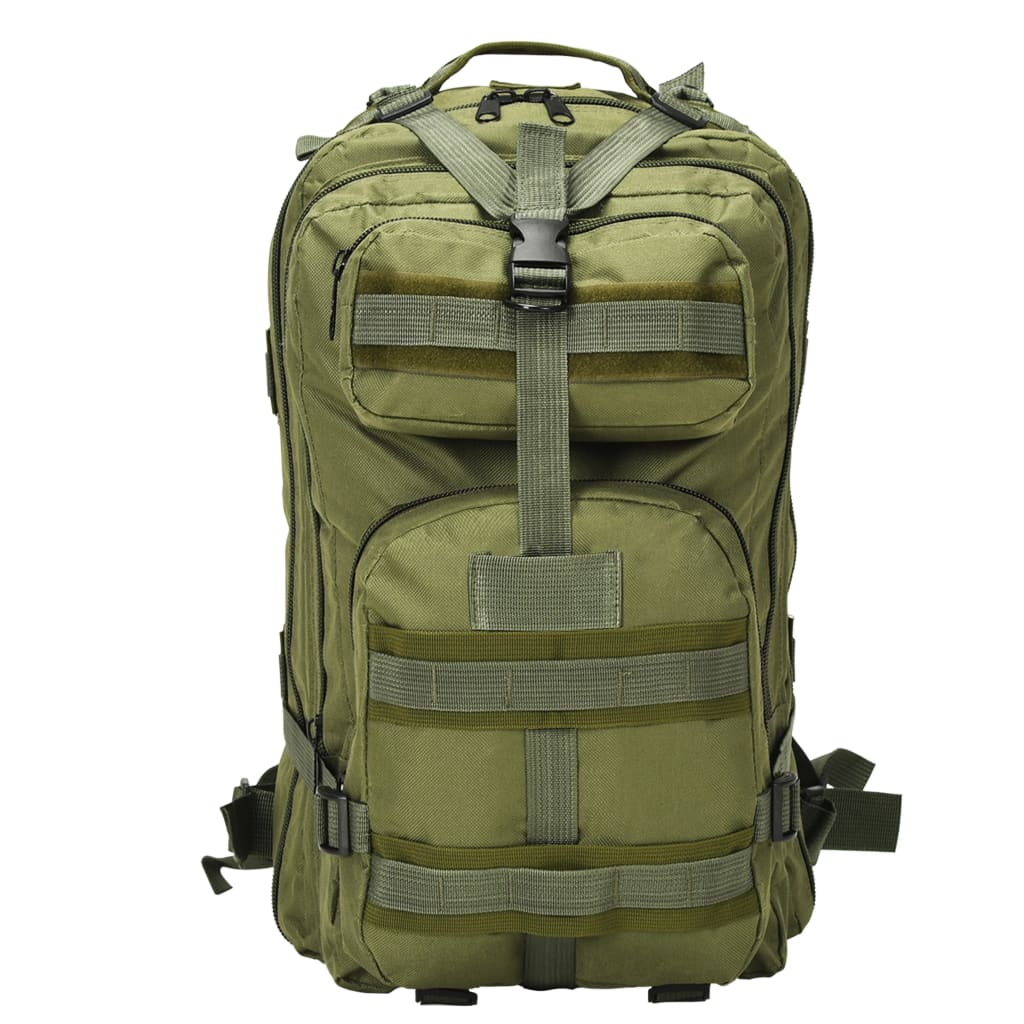 Vidaxl 91382 Styl armády batohu 50 L Olive Green