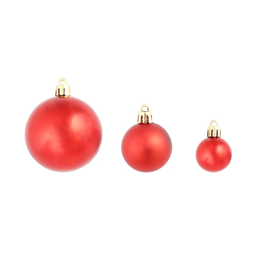 Vidaxl Christmas Balls 100 St Red Golden Green