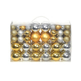 Vidaxl Christmas Balls 100 St Silver -cored Gold Colored