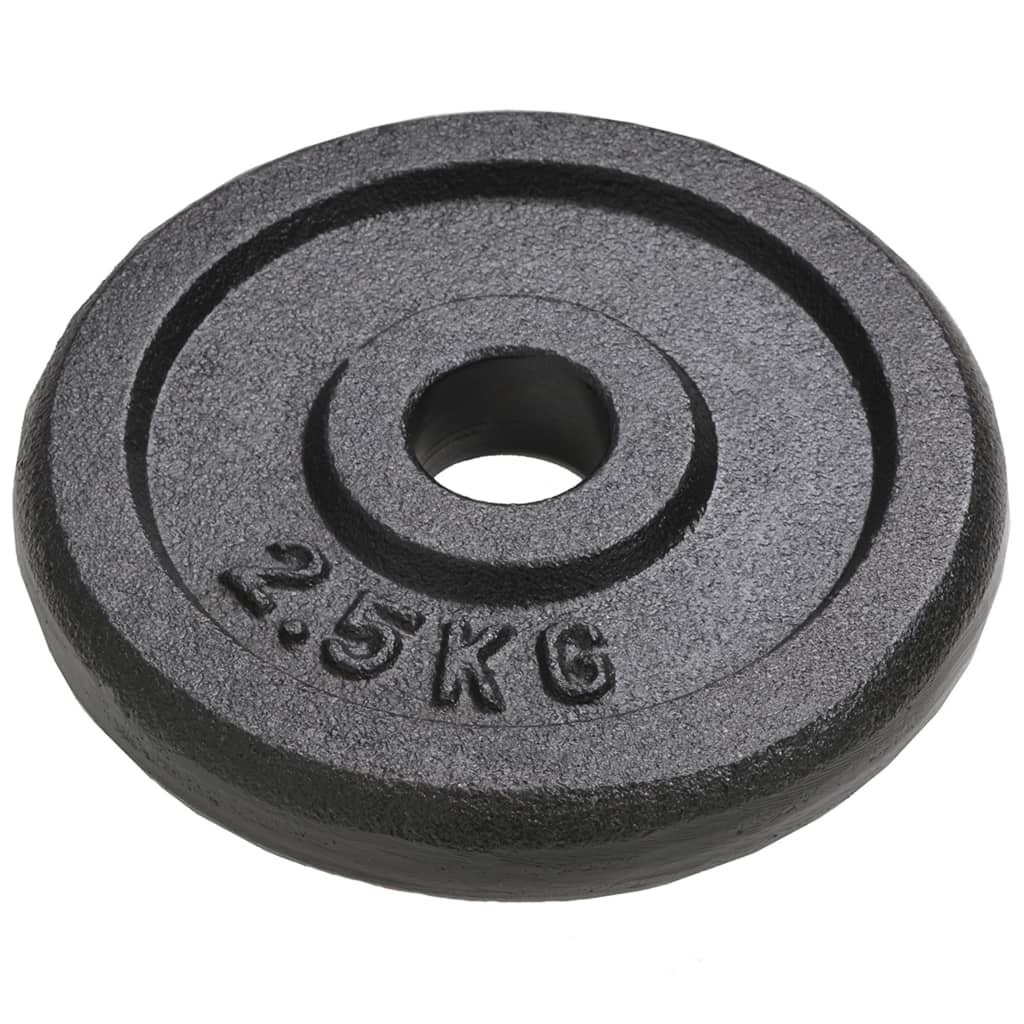 Disky Vidaxl Halter Discs 8 ST 8X2,5 kg litina