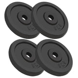 Vidaxl Halter discs 4 pcs 4x5 kg Cast iron