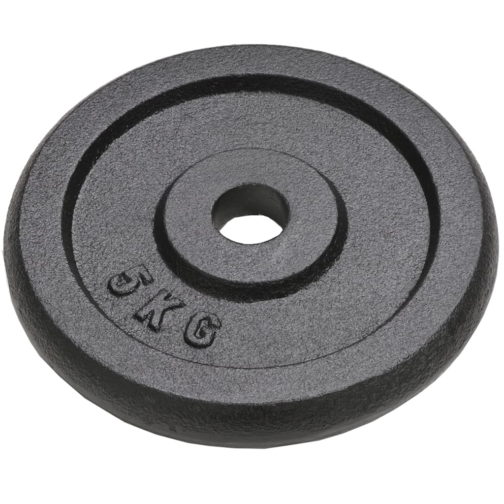 Vidaxl Halter discs 4 pcs 4x5 kg Cast iron