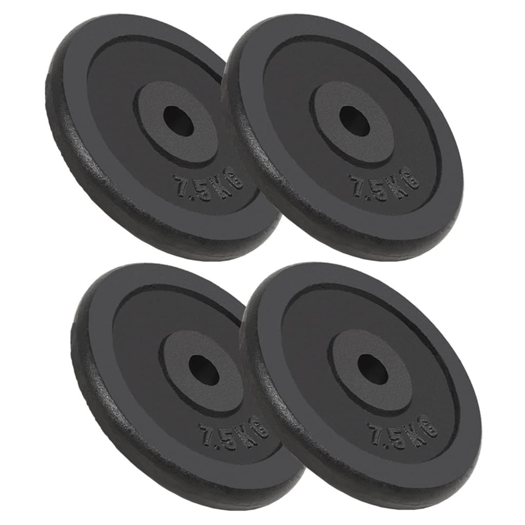 Vidaxl Halter Discs 4 st 4x7.5 kg Goss