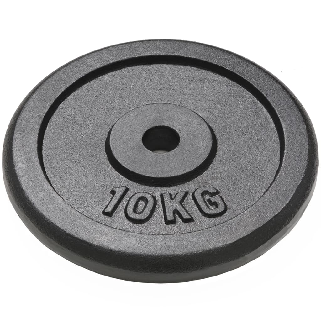 Vidaxl Halter discs 4 pcs 2x10 kg and 2x5 kg cast iron