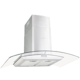 Vidaxl Wall Extractor Hood 756 m³ U LED 90 cm de acero inoxidable