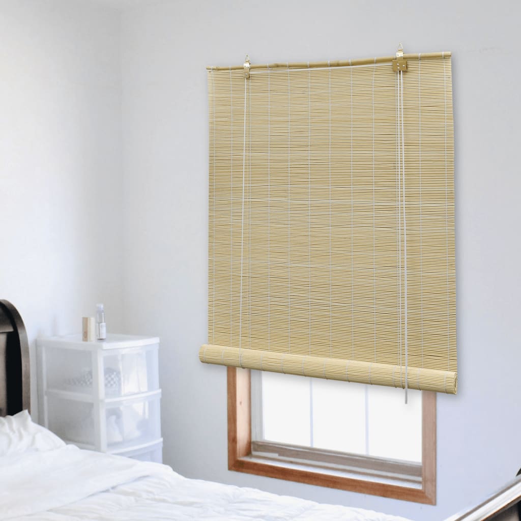 Vidaxl Roller Blind 100x220 cm bambus naturlig