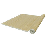 Vidaxl Carpet 100x160 cm bamboo natural