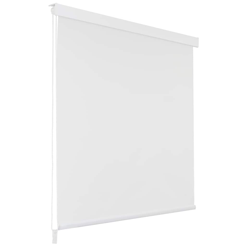 Vidaxl Roller blind for shower 100x240 cm white