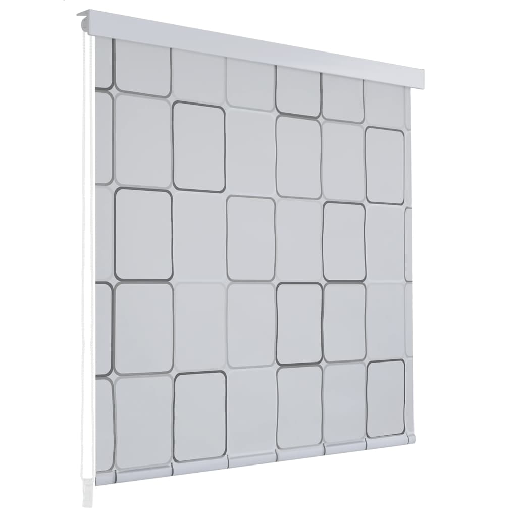 Vidaxl Roller Blind für Dusche 80x240 cm Quadrat