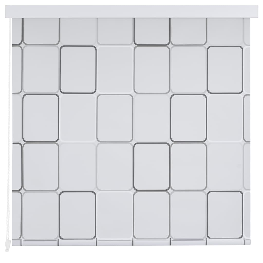 Vidaxl Roller Blind für Dusche 80x240 cm Quadrat