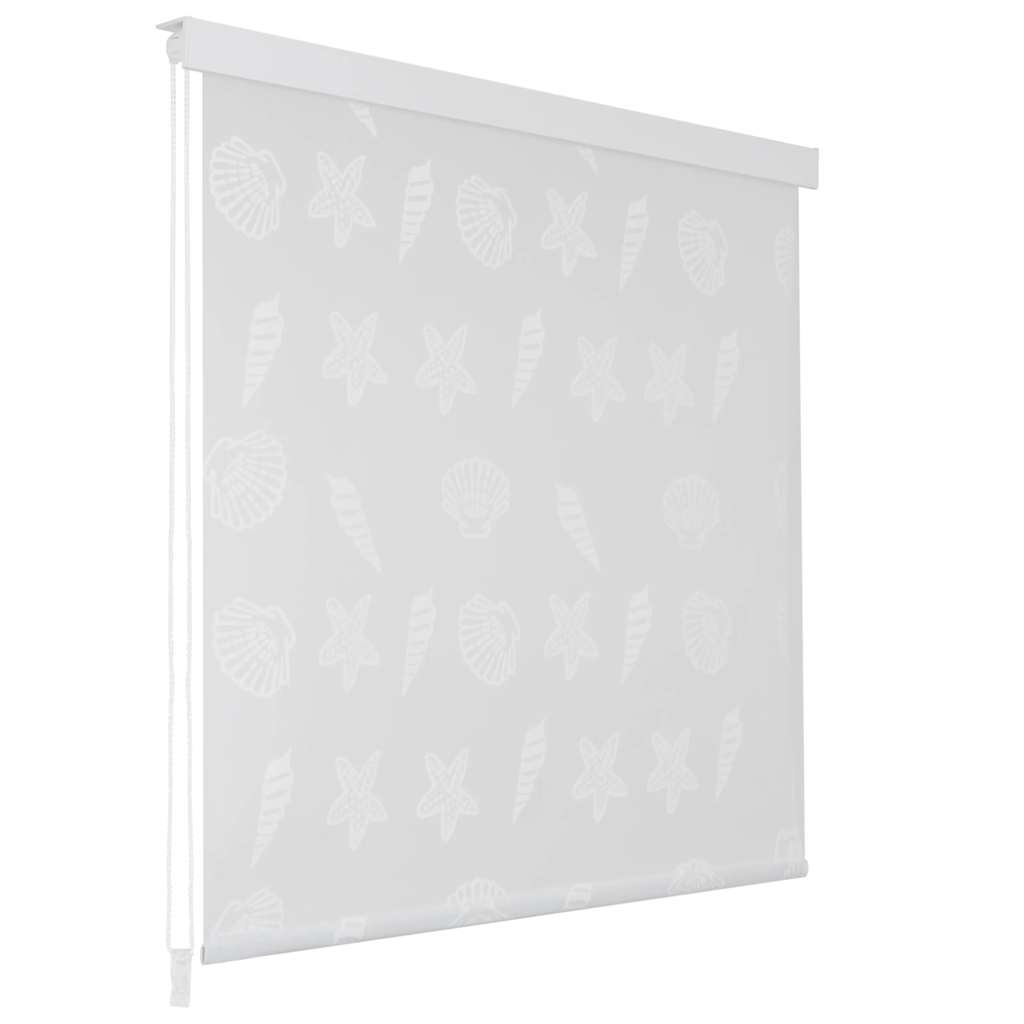 Vidaxl Rouleau aveugle pour douche 100x240 cm étoiles de mer