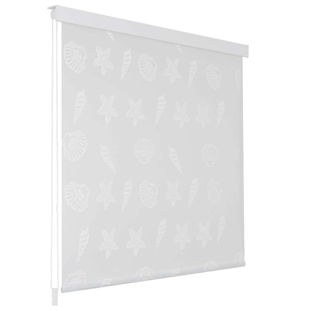 Vidaxl Roller blann fir d'Dusch 140x240 cm Starfish