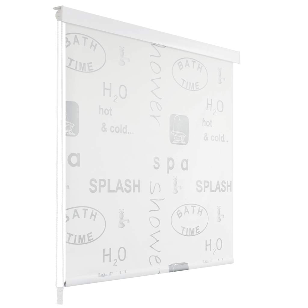 Vidaxl Roller Blind für Dusche 80x240 cm Spritzer