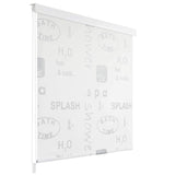 Vidaxl Roller Blind für Dusche 80x240 cm Spritzer