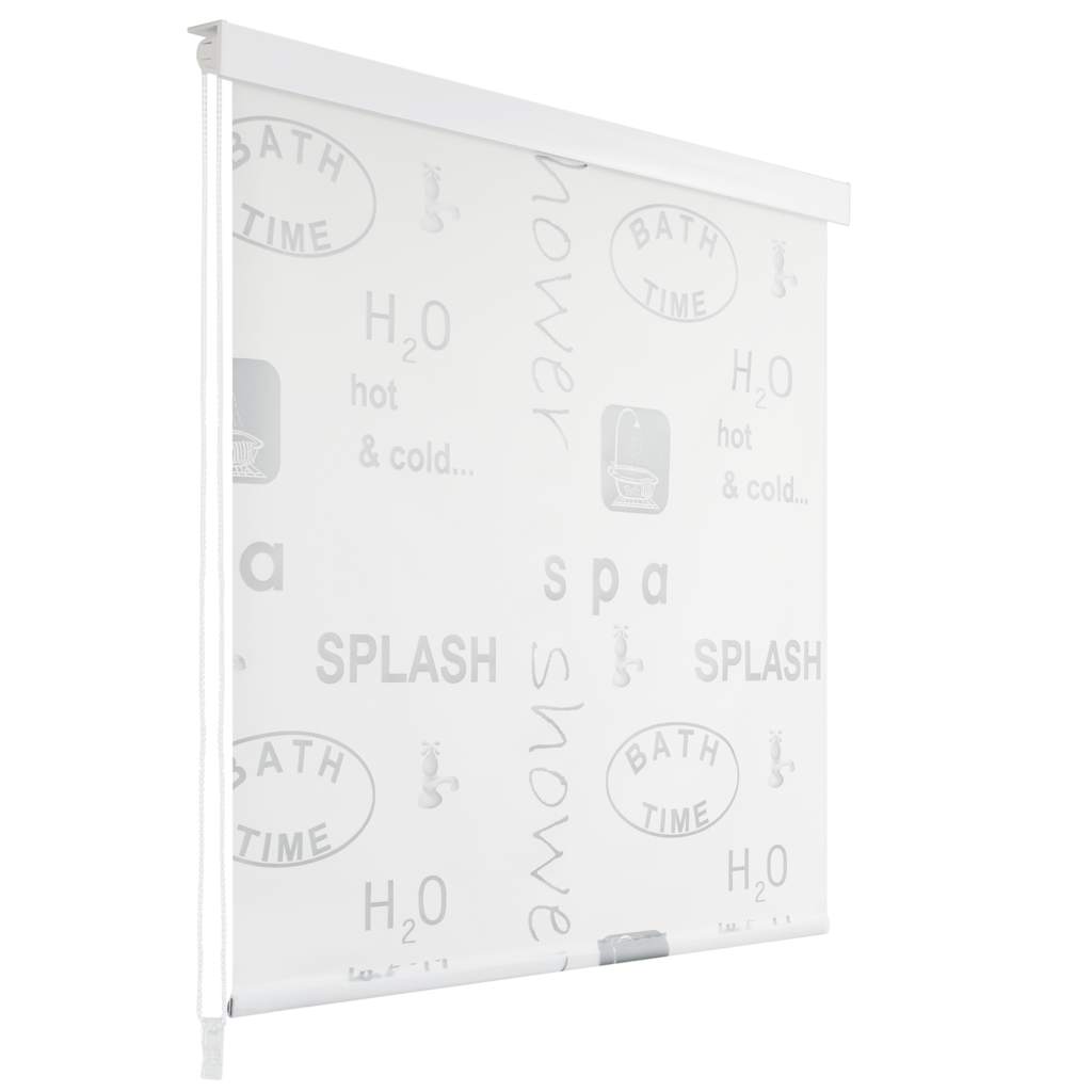 Vidaxl Roller Blind für Dusche 100x240 cm Spritzer