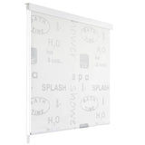 Vidaxl Roller Blind für Dusche 100x240 cm Spritzer