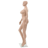 Vidaxl Etalage Doll Sexy Woman With Glass Foot 180 cm beige