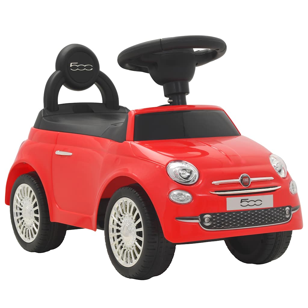 Vidaxl caminando coche fiat 500 rojo