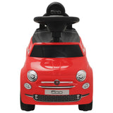 Vidaxl caminando coche fiat 500 rojo