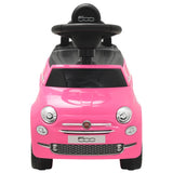 Vidaxl Spazéiergang Auto Fiat 500 rosa