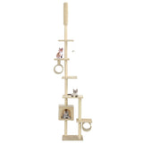 Vidaxl Cat Scracking Post s sisal škrábanci 260 cm beige