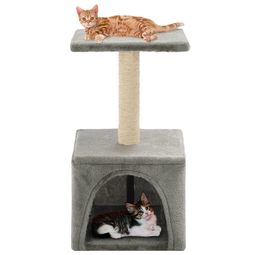 Vidaxl Cat Scratch Post avec Sisal Scratch Post 55 cm Gray