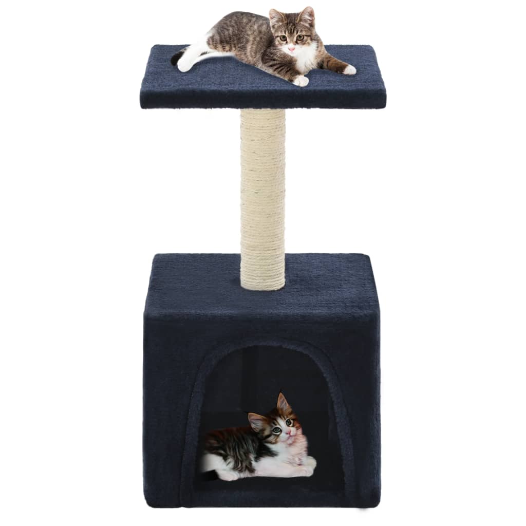 Vidaxl Cat Scratching Post med Sisal Scratching Post 55 cm Dark Blue