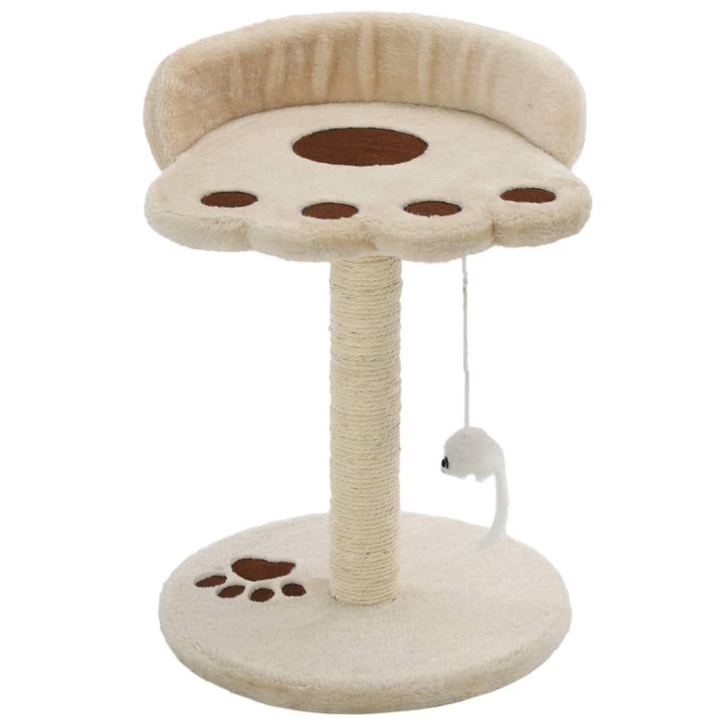 Vidaxl Cat Scracking Post s Sisal Scratching Post 40 cm Beige a Brown