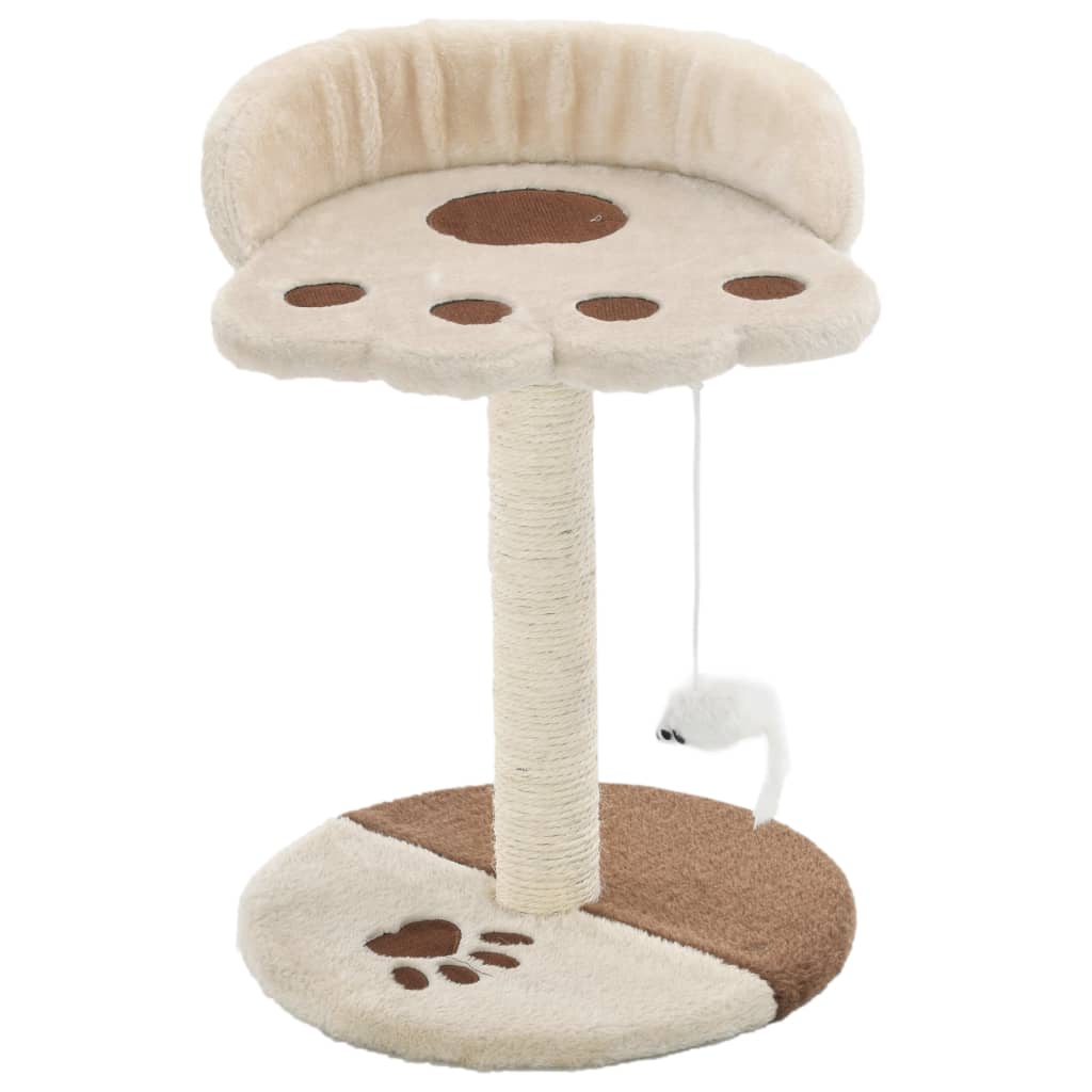 Vidaxl Cat Rangeing Post con Sisal Rastreing Post 40 cm beige y marrón