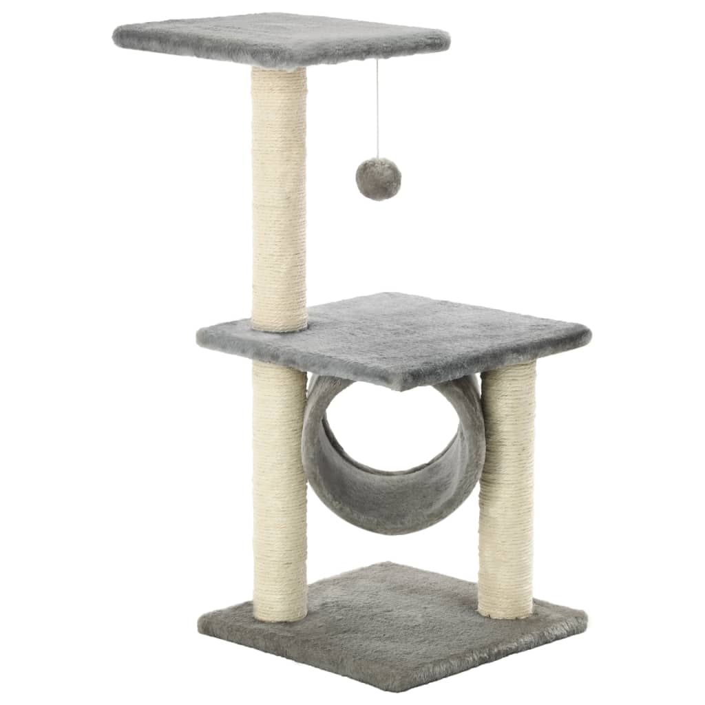 Vidaxl Cat Grakeding Post con graffi di sisal 65 cm grigio