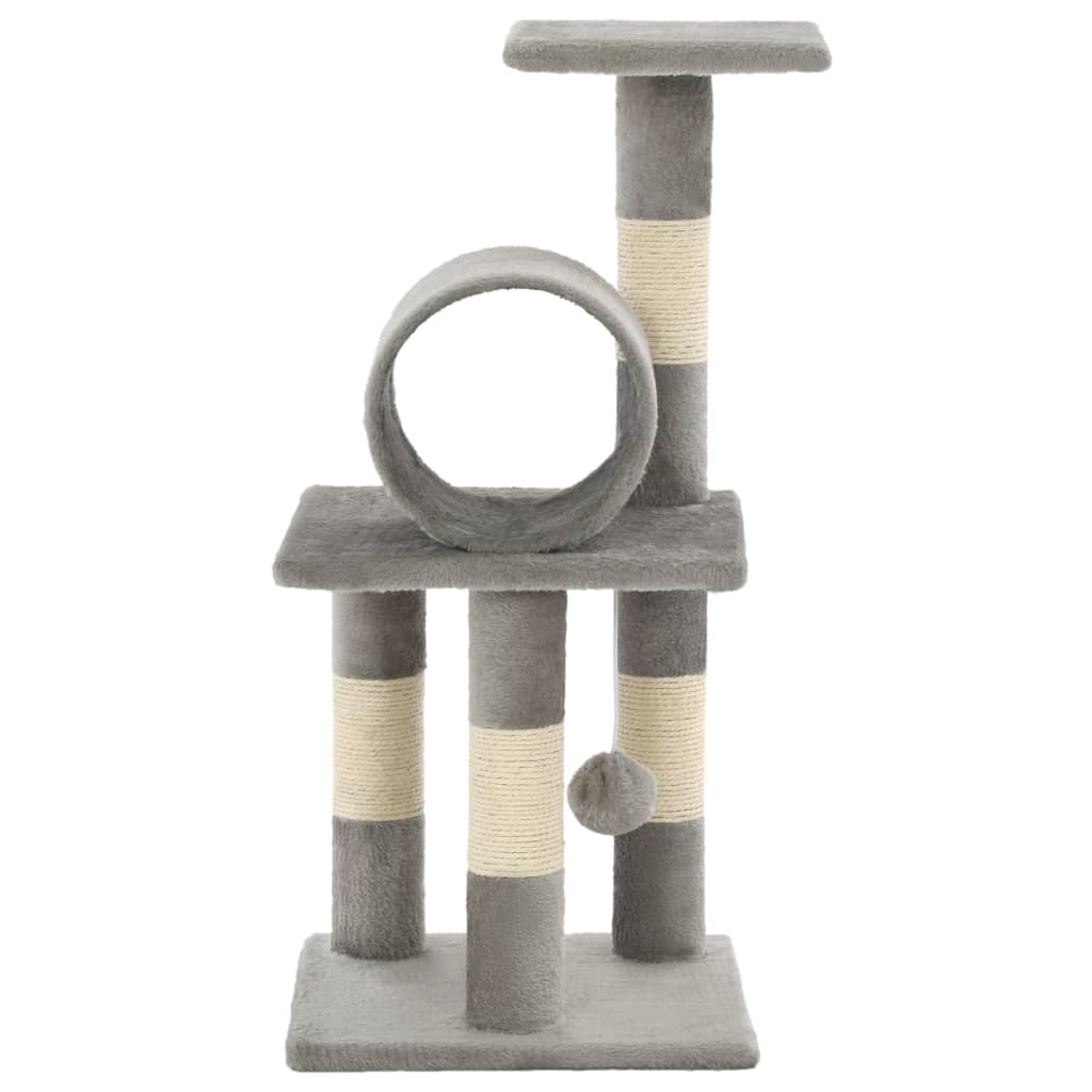 Vidaxl Cat Scratch Post avec Sisal Scratch Posts 65 cm Gray