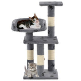 Vidaxl Cat Grakeding Post con pali di graffi di sisal 65 cm Pootprints grigio