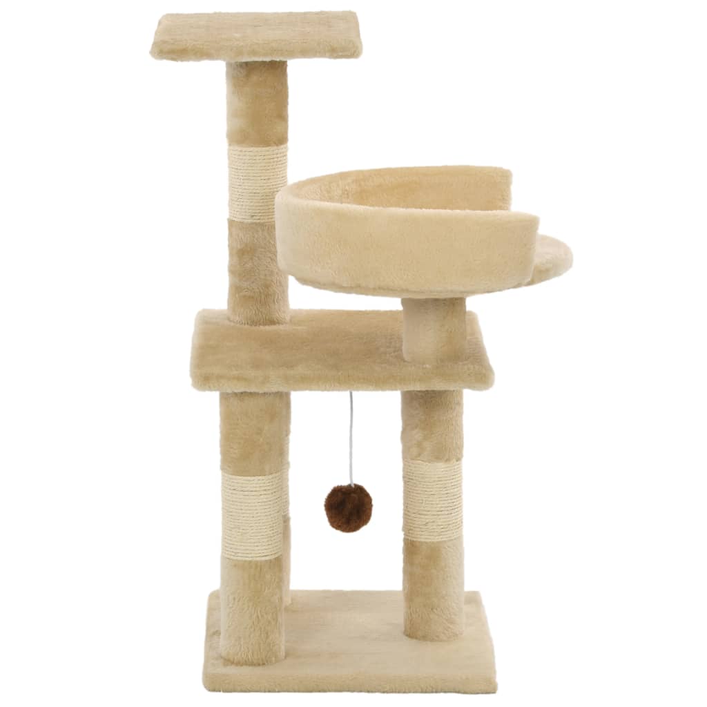 Vidaxl Cat Scratching Post med Sisal Scratching Posts 65 cm Beige