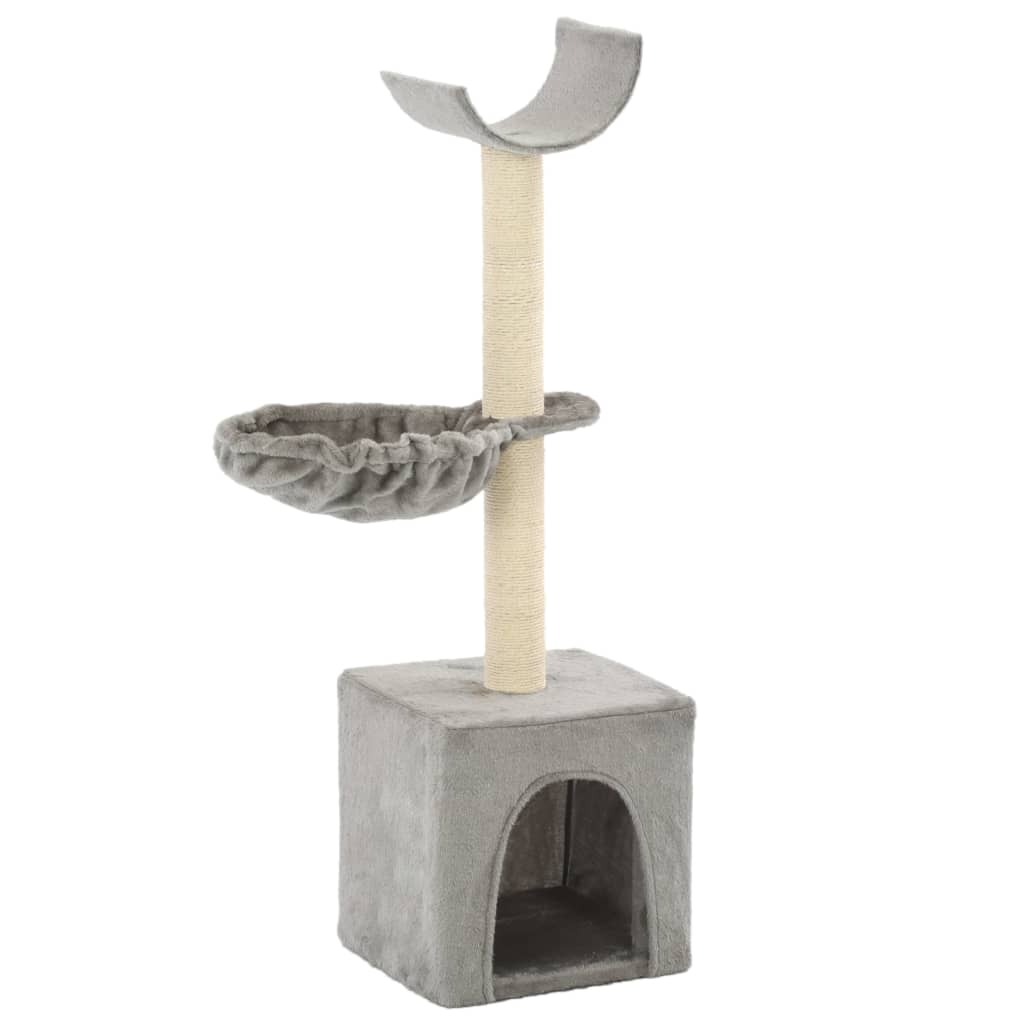 Vidaxl cat scraping post with sisal scratching posts 105 cm gray