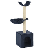 Vidaxl cat scraping post with sisal scratching posts 105 cm blue