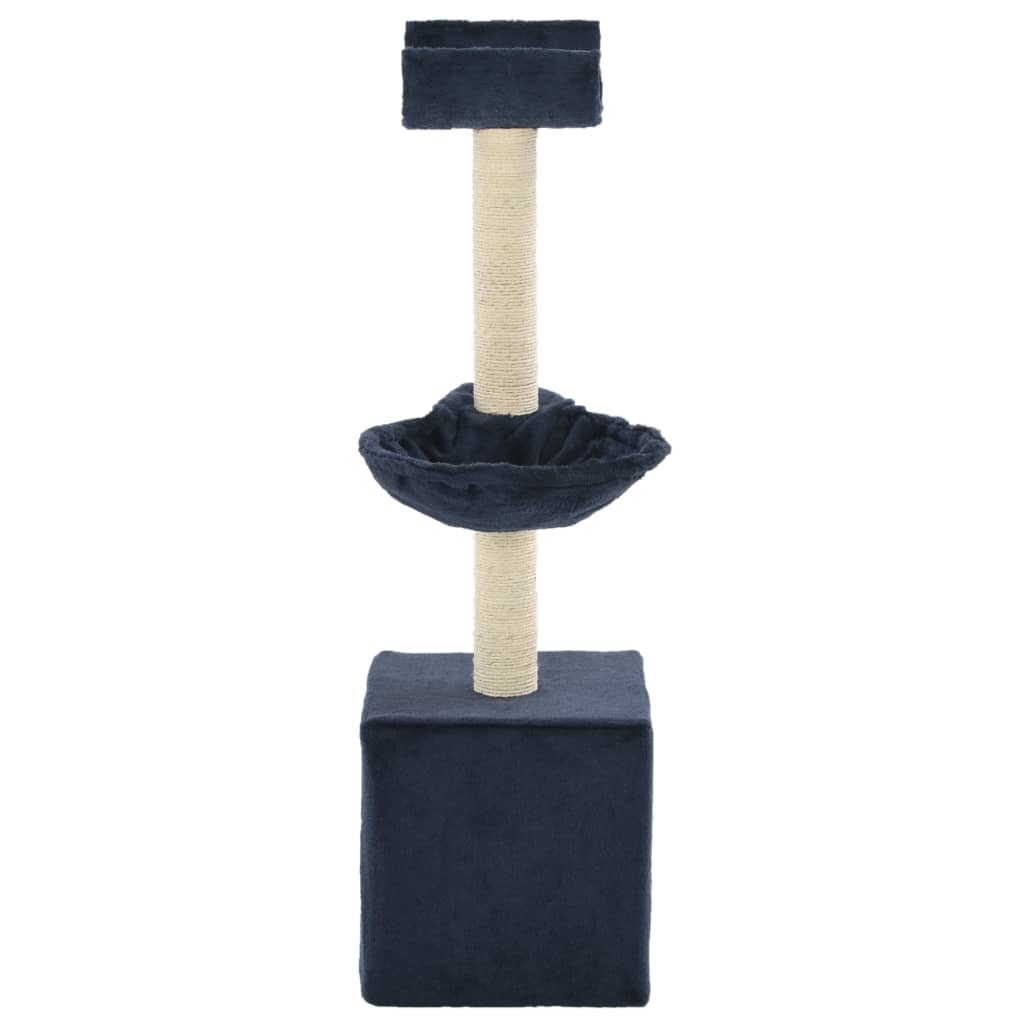 Vidaxl cat scraping post with sisal scratching posts 105 cm blue