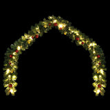 Vidaxl Christmas garland decorated with Christmas balls and LED lights 5 m