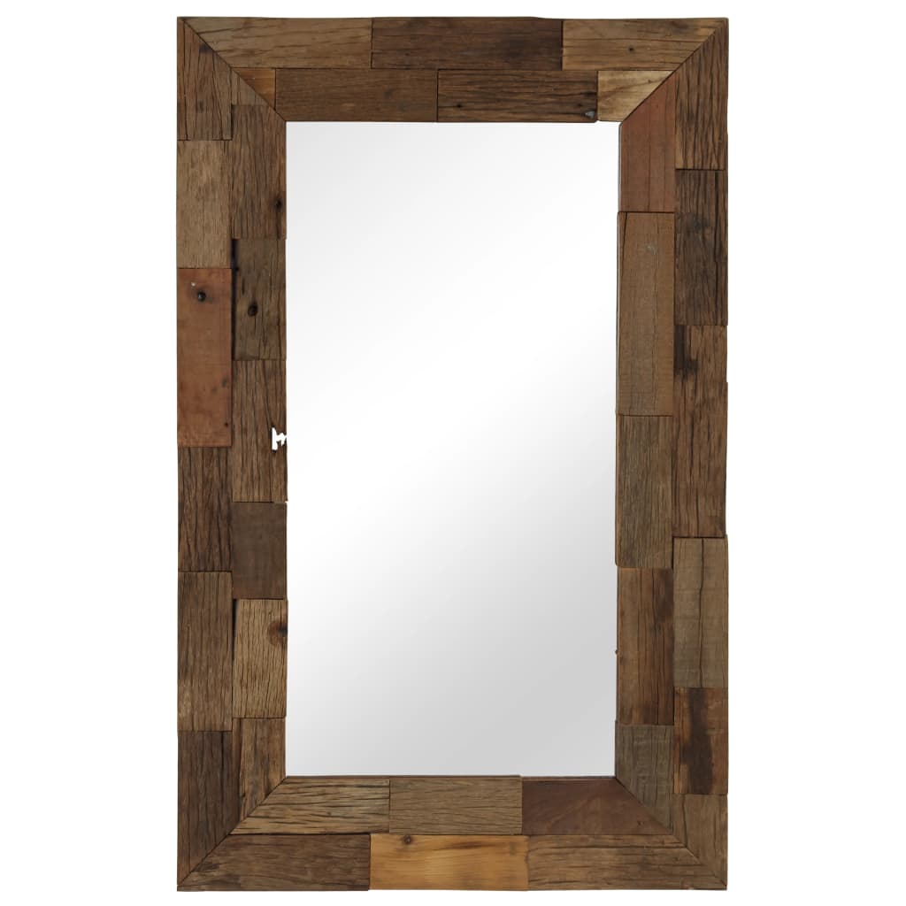 Vidaxl Mirror 50x80 cm trdni recikliran les