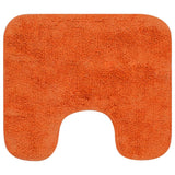 Vidaxl Bademattierung Set Fabric Orange 3-Stück