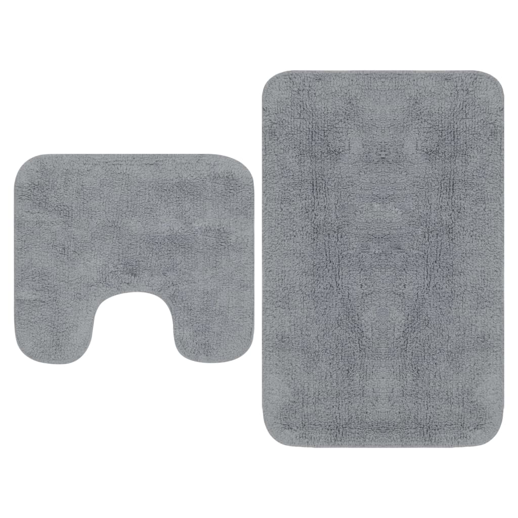 Vidaxl Bathmatting Fabric Gray 2-Part