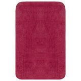 VidaXL Bathmatting set fabric fuchsia 2-piece