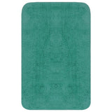 VidaXL Bathmatting set fabric turquoise 2-piece