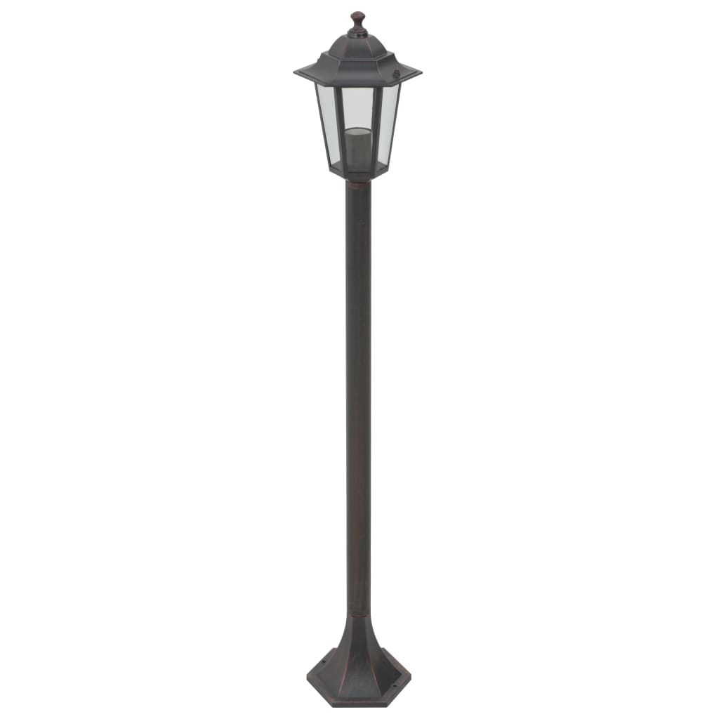 Vidaxl Pile Lighting for Garden E27 110 CM Aluminium Bronze 6 PCS