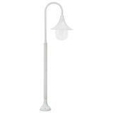 Vidaxl paal Lighting Garden E27 120 cm Aluminium Wäiss