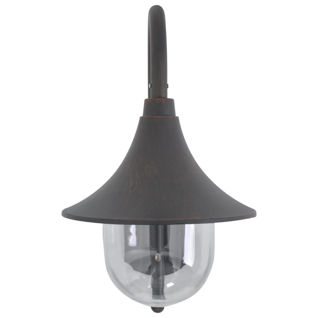 Vidaxl Gaart Wandlamp Lamp e272 cm Aluminium Bronze