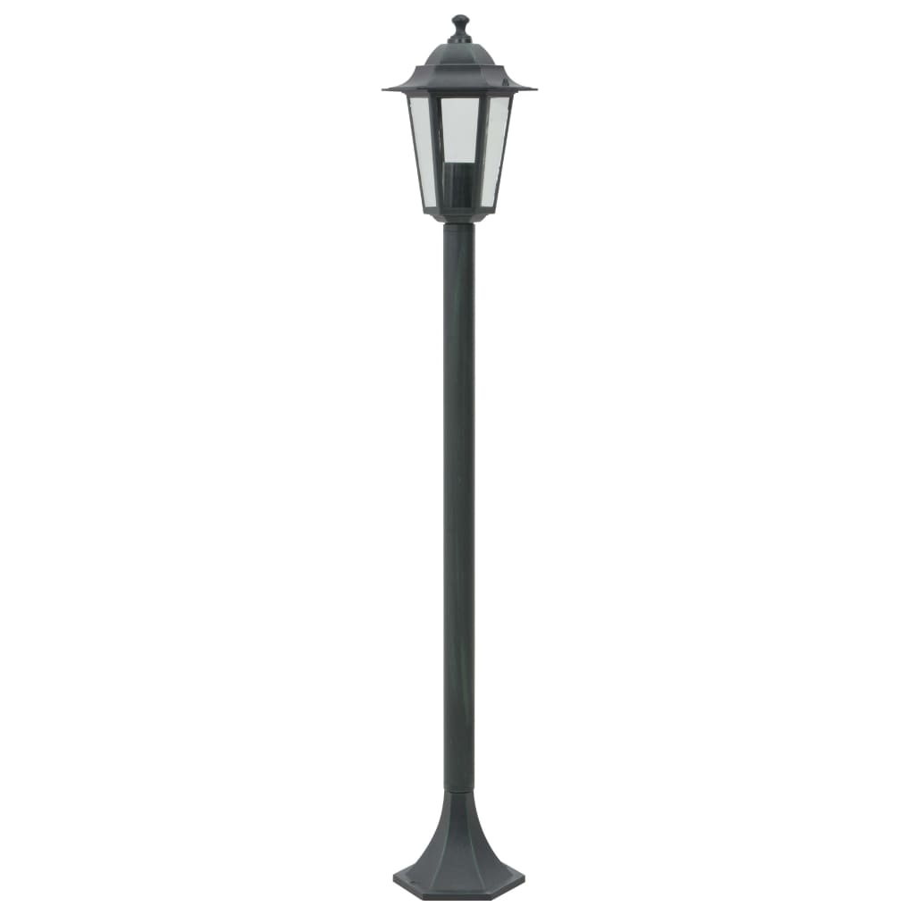 Vidaxl Lighting do ogrodu E27 110 cm aluminium ciemnozielone 6 sts