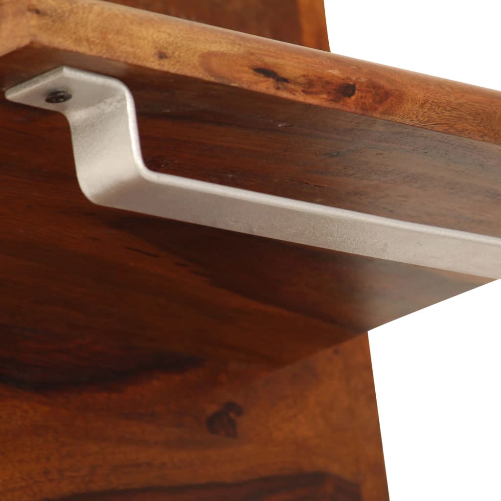 Vidaxl Coat Rack 118x40 cm Solid Sheeshamhout