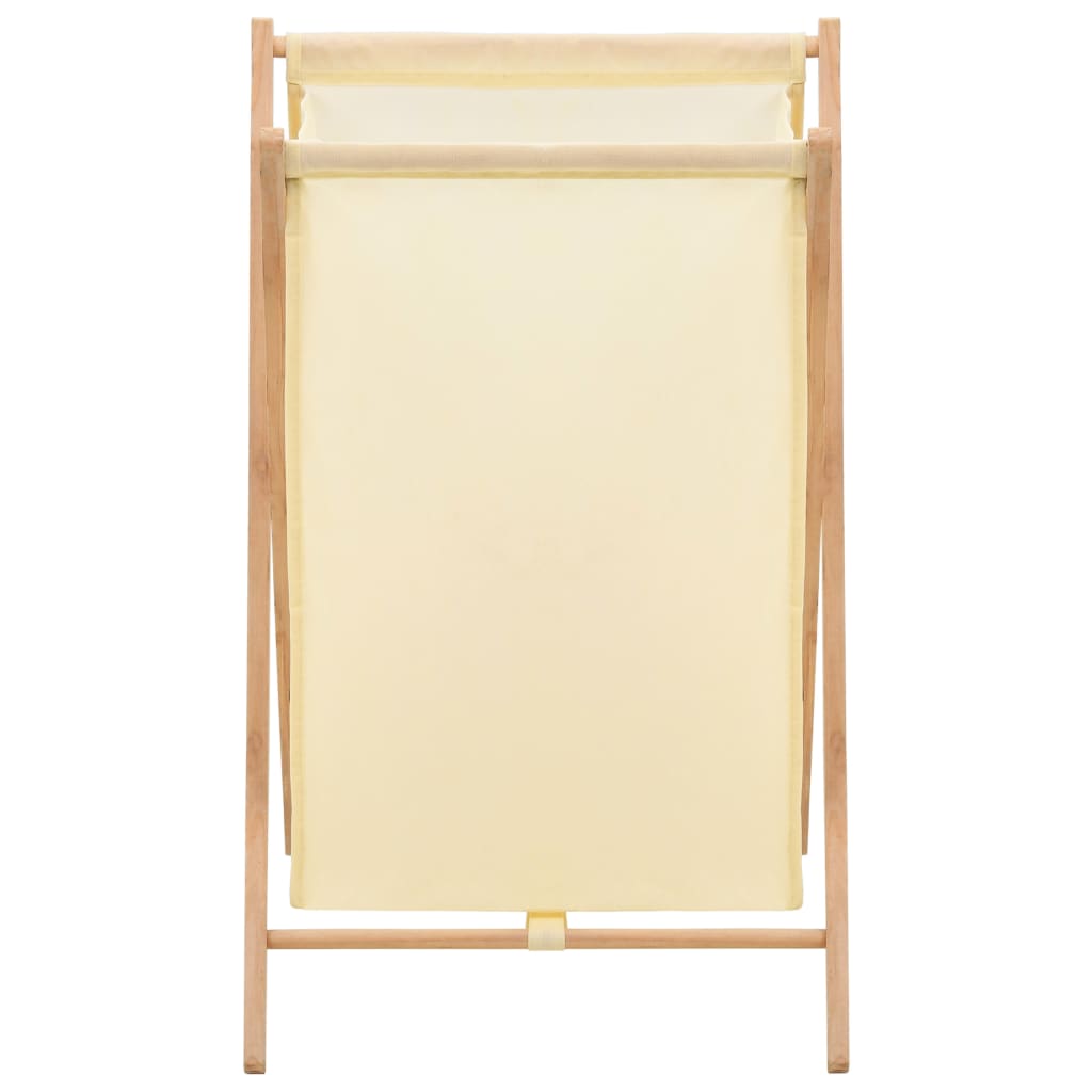 VIDAXL Pralnia koszyk 42x41x64 cm Cedar Wood and Dust Beige